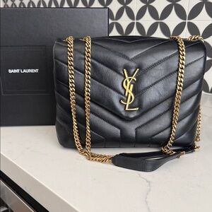 Saint Laurent Loulou Small Quilted Leather Shoulder Bag
